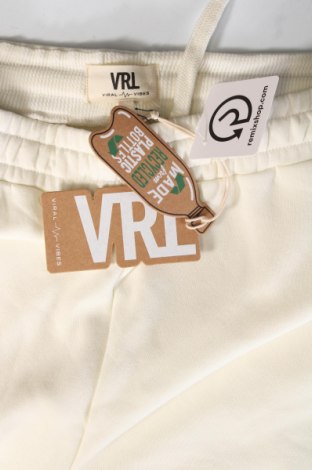 Γυναικείο αθλητικό παντελόνι Viral Vibes, Μέγεθος L, Χρώμα Εκρού, Τιμή 9,59 €