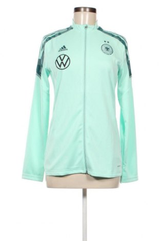 Γυναικεία αθλητική ζακέτα Adidas, Μέγεθος M, Χρώμα Πράσινο, Τιμή 29,69 €