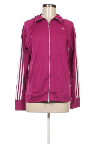 Γυναικεία αθλητική ζακέτα Adidas, Μέγεθος L, Χρώμα Ρόζ , Τιμή 29,69 €