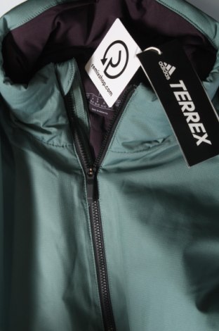 Γυναικείο μπουφάν Adidas, Μέγεθος M, Χρώμα Πράσινο, Τιμή 34,53 €