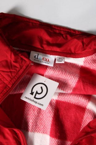 Γυναικείο μπουφάν D&Co, Μέγεθος XXL, Χρώμα Κόκκινο, Τιμή 19,60 €
