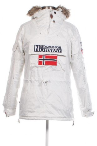 Дамско яке Geographical Norway, Размер S, Цвят Бял, Цена 112,14 лв.