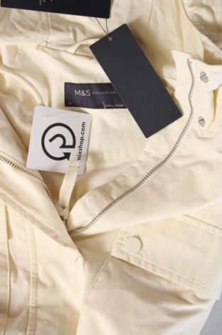 Γυναικείο μπουφάν Marks & Spencer, Μέγεθος M, Χρώμα Εκρού, Τιμή 15,03 €