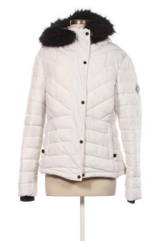 Γυναικείο μπουφάν Superdry, Μέγεθος XL, Χρώμα Λευκό, Τιμή 33,37 €