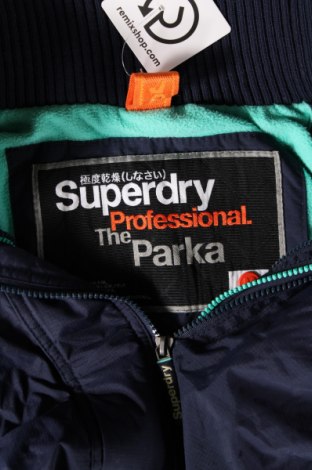 Γυναικείο μπουφάν Superdry, Μέγεθος M, Χρώμα Μπλέ, Τιμή 27,04 €