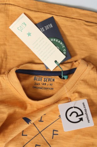 Kinder Shirt Blue Seven, Größe 7-8y/ 128-134 cm, Farbe Orange, Preis 26,29 €