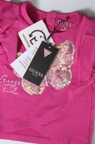 Kinder Shirt Guess, Größe 3-6m/ 62-68 cm, Farbe Rosa, Preis € 19,85