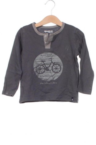 Kinder Shirt Jako-O, Größe 18-24m/ 86-98 cm, Farbe Grau, Preis 3,60 €