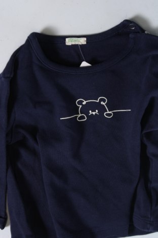 Kinder Shirt United Colors Of Benetton, Größe 6-9m/ 68-74 cm, Farbe Blau, Preis 5,40 €