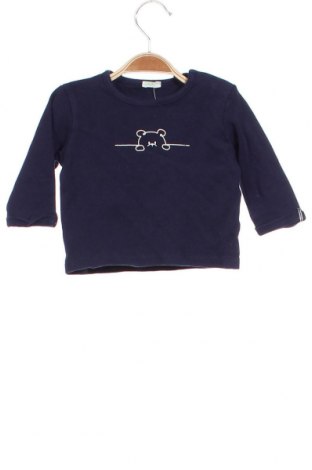 Dziecięca bluzka United Colors Of Benetton, Rozmiar 6-9m/ 68-74 cm, Kolor Niebieski, Cena 25,79 zł