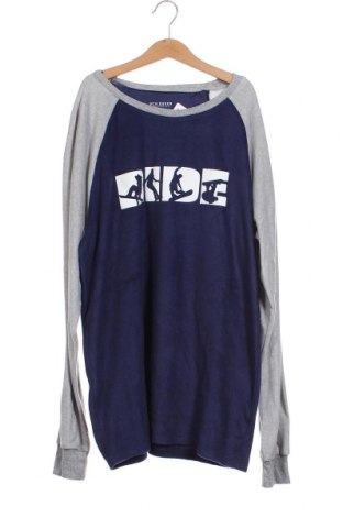 Kinder Fleece Shirt Schiesser, Größe 15-18y/ 170-176 cm, Farbe Blau, Preis 6,68 €