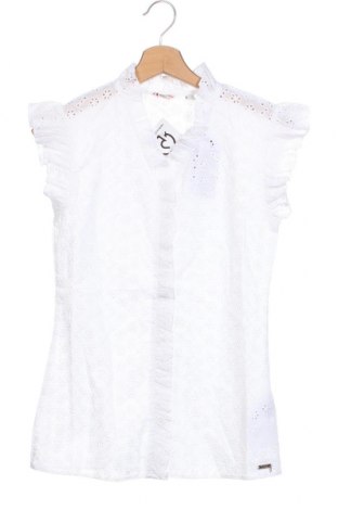 Kinderhemd Guess, Größe 15-18y/ 170-176 cm, Farbe Weiß, Preis 15,77 €