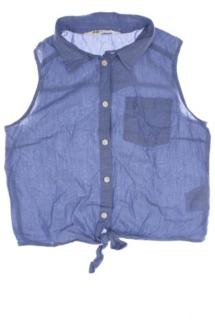 Kinderhemd H&M, Größe 9-10y/ 140-146 cm, Farbe Blau, Preis € 3,32