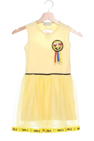 Детска рокля, Размер 6-7y/ 122-128 см, Цвят Жълт, Цена 21,00 лв.