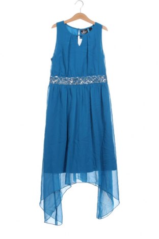 Dziecięca sukienka Bpc Bonprix Collection, Rozmiar 13-14y/ 164-168 cm, Kolor Niebieski, Cena 32,24 zł
