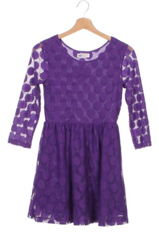 Детска рокля H&M, Размер 12-13y/ 158-164 см, Цвят Лилав, Цена 13,44 лв.