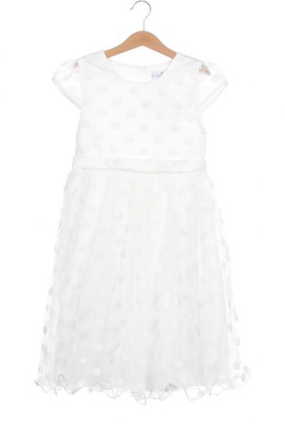 Kinderkleid Happy Girls By Eisend, Größe 7-8y/ 128-134 cm, Farbe Weiß, Preis € 42,24