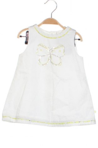 Детска рокля Okaidi, Размер 9-12m/ 74-80 см, Цвят Бял, Цена 23,52 лв.