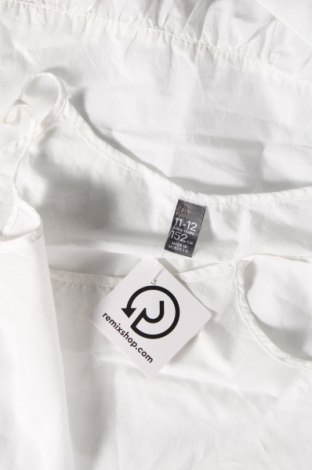 Kinderkleid Zara, Größe 11-12y/ 152-158 cm, Farbe Weiß, Preis 4,70 €