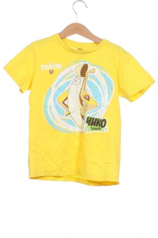 Παιδικό μπλουζάκι, Μέγεθος 6-7y/ 122-128 εκ., Χρώμα Κίτρινο, Τιμή 3,68 €