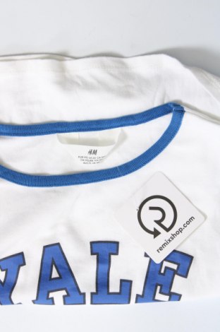 Dziecięcy T-shirt H&M, Rozmiar 14-15y/ 168-170 cm, Kolor Biały, Cena 31,99 zł