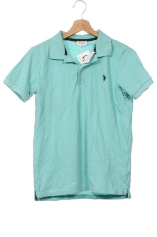 Kinder T-Shirt U.S. Polo Assn., Größe 13-14y/ 164-168 cm, Farbe Grün, Preis 26,29 €