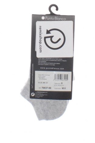 Kinder Socken Punto Blanco, Größe 5-6y/ 116-122 cm, Farbe Grau, Preis € 10,82