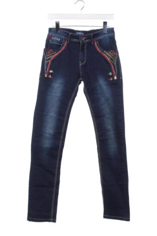 Dětské džíny , Velikost 13-14y/ 164-168 cm, Barva Modrá, Cena  230,00 Kč
