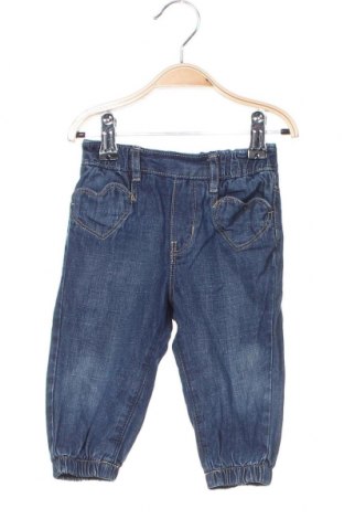 Dziecięce jeansy H&M, Rozmiar 6-9m/ 68-74 cm, Kolor Niebieski, Cena 44,58 zł
