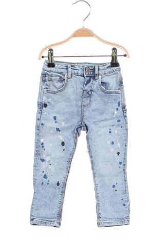 Dětské džíny  Zara, Velikost 18-24m/ 86-98 cm, Barva Modrá, Cena  223,00 Kč