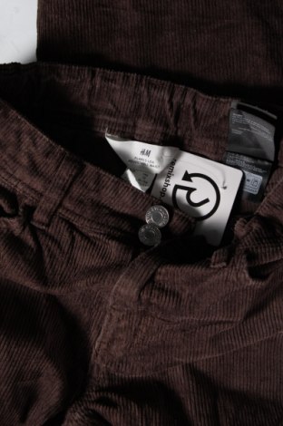 Pantaloni de catifea reiată, pentru copii H&M, Mărime 10-11y/ 146-152 cm, Culoare Maro, Preț 29,70 Lei