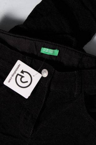 Pantaloni de catifea reiată, pentru copii United Colors Of Benetton, Mărime 12-13y/ 158-164 cm, Culoare Negru, Preț 19,74 Lei