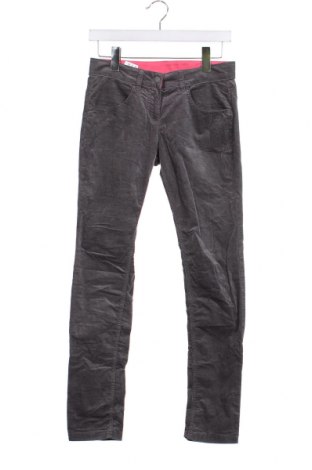 Pantaloni de catifea reiată, pentru copii United Colors Of Benetton, Mărime 12-13y/ 158-164 cm, Culoare Gri, Preț 19,74 Lei