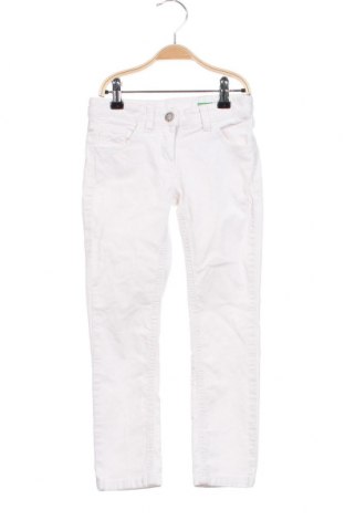 Pantaloni de catifea reiată, pentru copii United Colors Of Benetton, Mărime 5-6y/ 116-122 cm, Culoare Alb, Preț 36,75 Lei