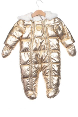 Παιδική χειμωνιάτικη σαλοπέτα Guess, Μέγεθος 2-3m/ 56-62 εκ., Χρώμα Χρυσαφί, Τιμή 61,34 €