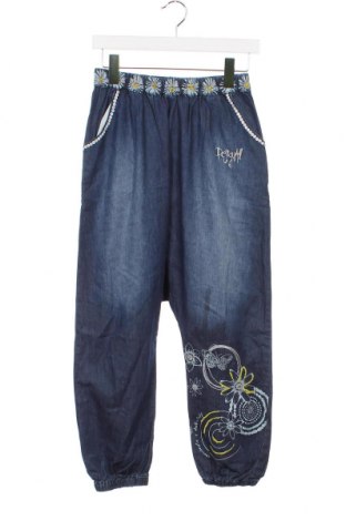 Pantaloni pentru copii Desigual, Mărime 11-12y/ 152-158 cm, Culoare Albastru, Preț 53,76 Lei