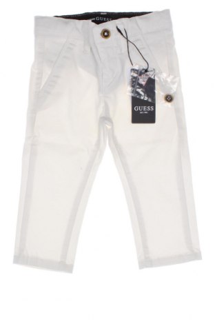 Pantaloni pentru copii Guess, Mărime 9-12m/ 74-80 cm, Culoare Alb, Preț 110,13 Lei