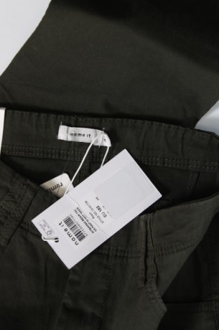 Pantaloni pentru copii Name It, Mărime 11-12y/ 152-158 cm, Culoare Verde, Preț 80,53 Lei