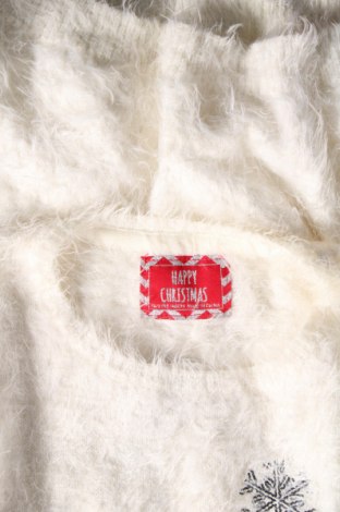 Детски пуловер, Размер 9-10y/ 140-146 см, Цвят Бял, Цена 16,86 лв.