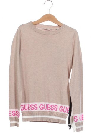Детски пуловер Guess, Размер 7-8y/ 128-134 см, Цвят Бежов, Цена 55,80 лв.