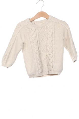 Детски пуловер H&M, Размер 18-24m/ 86-98 см, Цвят Бежов, Цена 9,18 лв.