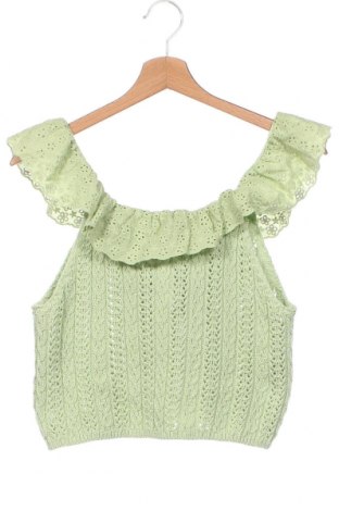 Детски пуловер Zara, Размер 13-14y/ 164-168 см, Цвят Зелен, Цена 9,60 лв.