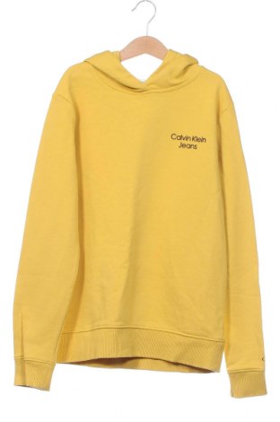 Gyerek sweatshirt Calvin Klein Jeans, Méret 11-12y / 152-158 cm, Szín Sárga, Ár 13 259 Ft