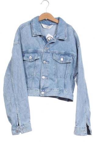 Kinder Jeansjacke H&M, Größe 12-13y/ 158-164 cm, Farbe Blau, Preis 10,80 €