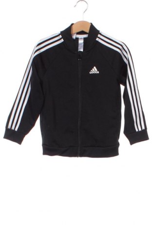 Детско спортно горнище Adidas, Размер 3-4y/ 104-110 см, Цвят Черен, Цена 18,77 лв.