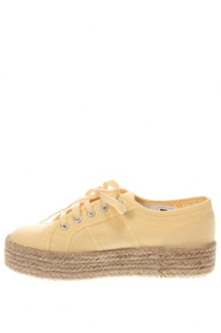 Espadrilles Superga, Größe 37, Farbe Gelb, Preis 28,86 €