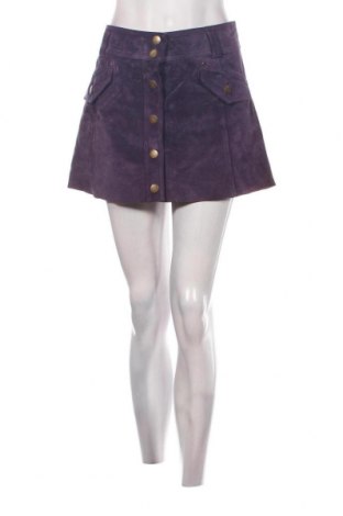 Δερμάτινη φούστα Hallhuber, Μέγεθος M, Χρώμα Βιολετί, Τιμή 11,23 €