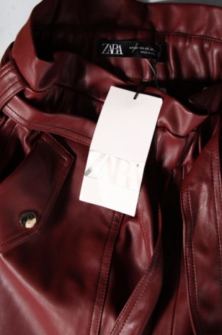 Lederrock Zara, Größe XS, Farbe Rot, Preis 15,33 €