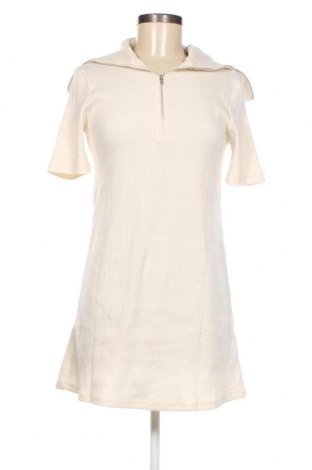 Δερμάτινο φόρεμα Zara, Μέγεθος M, Χρώμα Εκρού, Τιμή 8,29 €