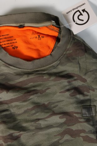Ανδρική μπλούζα Alpha Industries, Μέγεθος L, Χρώμα Πράσινο, Τιμή 29,69 €